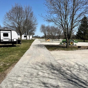New campsites at campground